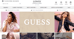 Desktop Screenshot of lowryjewellers.com